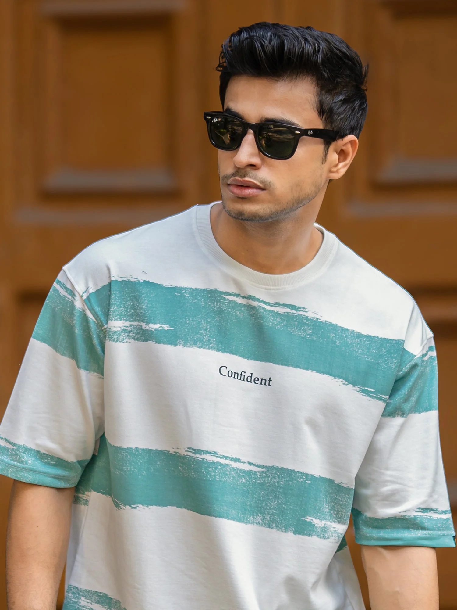 Confident Berly Green Half Sleeve T Shirt
